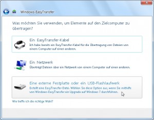 Windows Easy Transfer 03/15