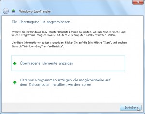 Windows Easy Transfer 15/15
