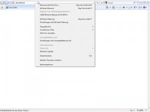 Keine Menüzeile im Kioskmodus