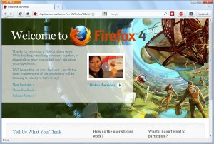 Firefox 4 Beta 1 Firefox 4 Beta 1